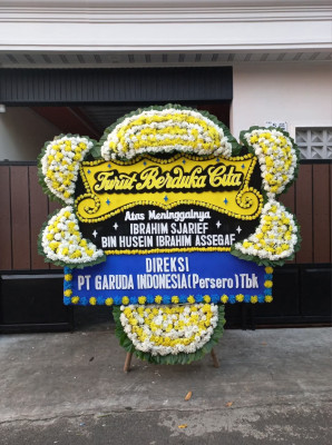 Papan Bunga Duka di Leuwidamar